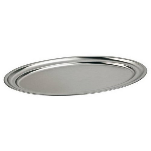 BANDEJA INOXIBAR PESCADO BORDE VUELTO 60X27CMS